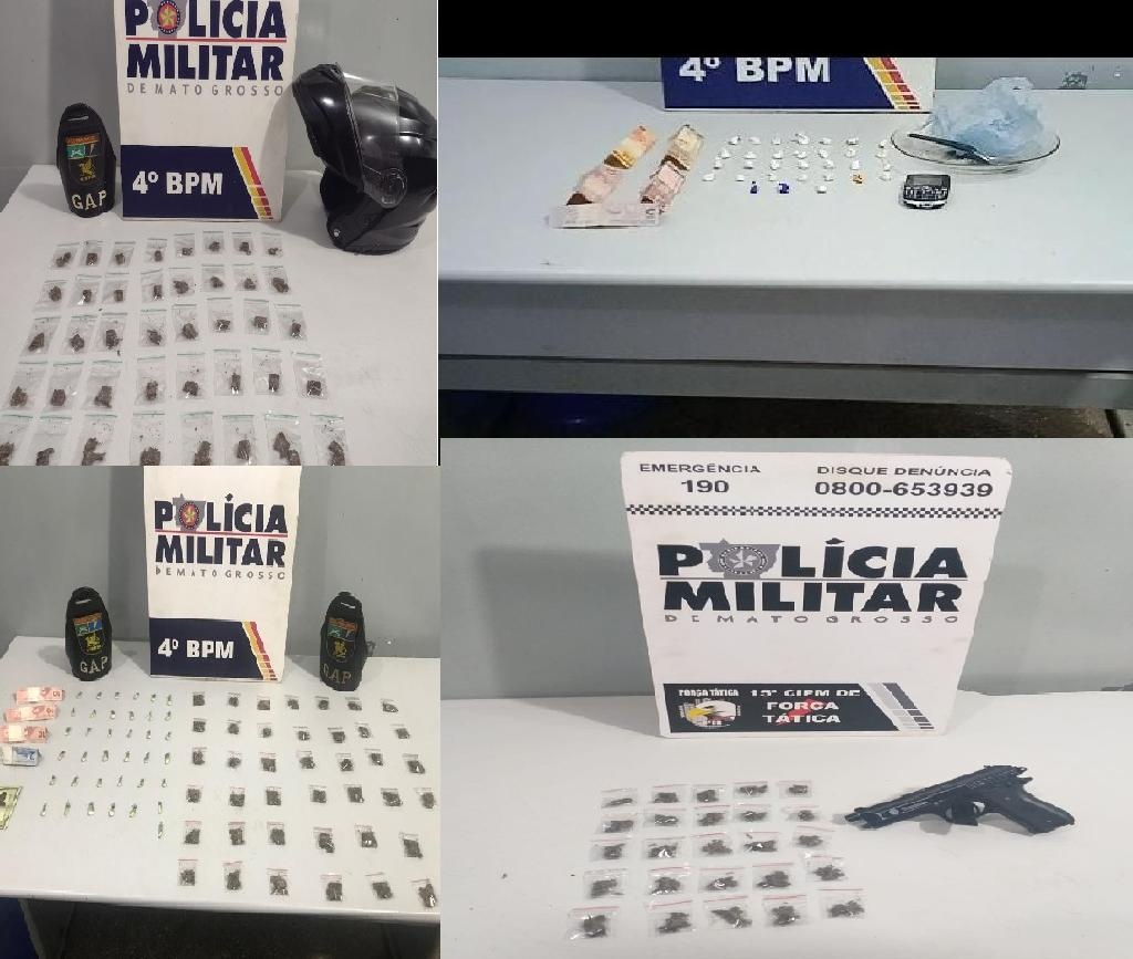 Cinco pessoas são presas por tráfico de drogas em duas cidades de MT