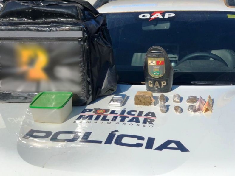 Menor é detido fazendo 'delivery' de drogas no centro de Sinop