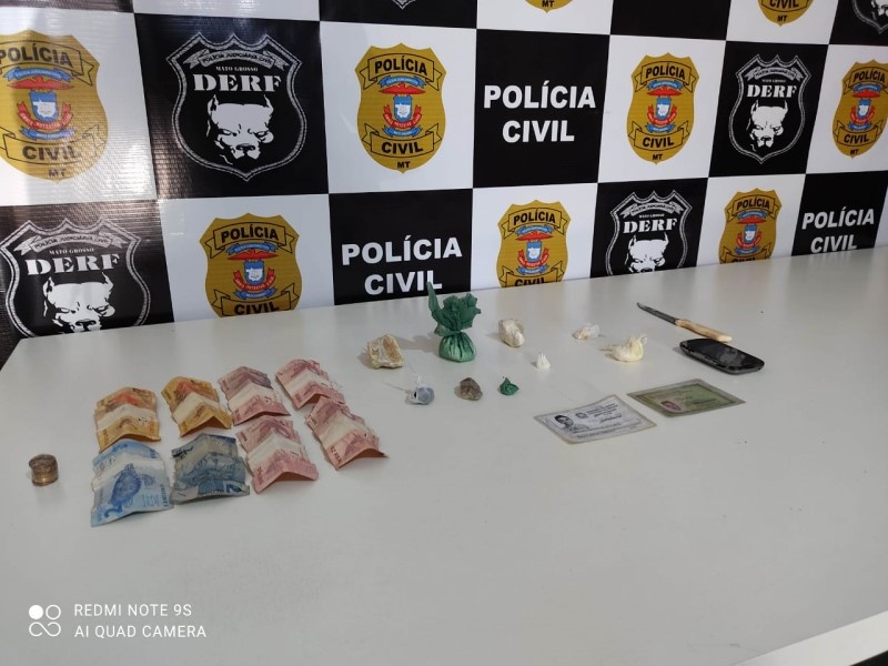 Mulher atuante com o tráfico é presa com drogas em Rondonópolis