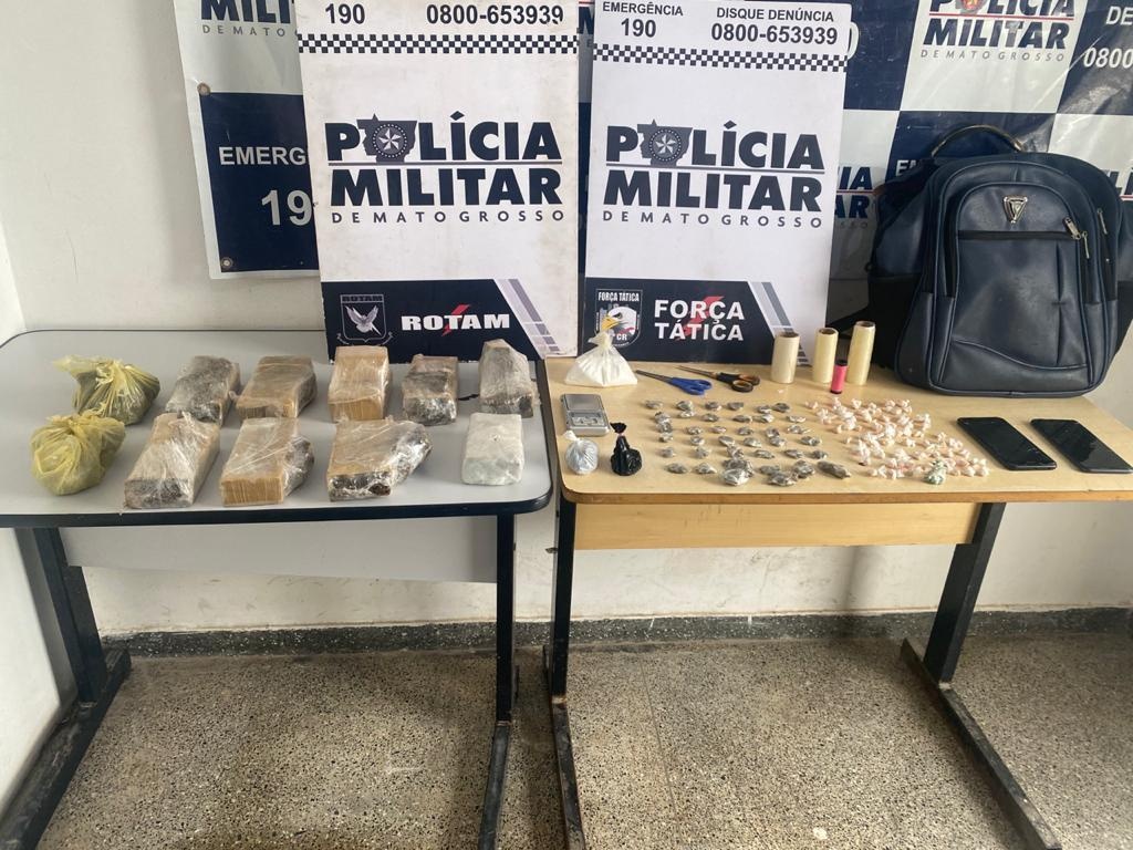 Rotam detém dupla e tira droga de circulação