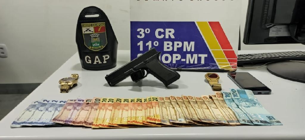Dupla é presa depois de roubar distribuidora de gás em Sinop