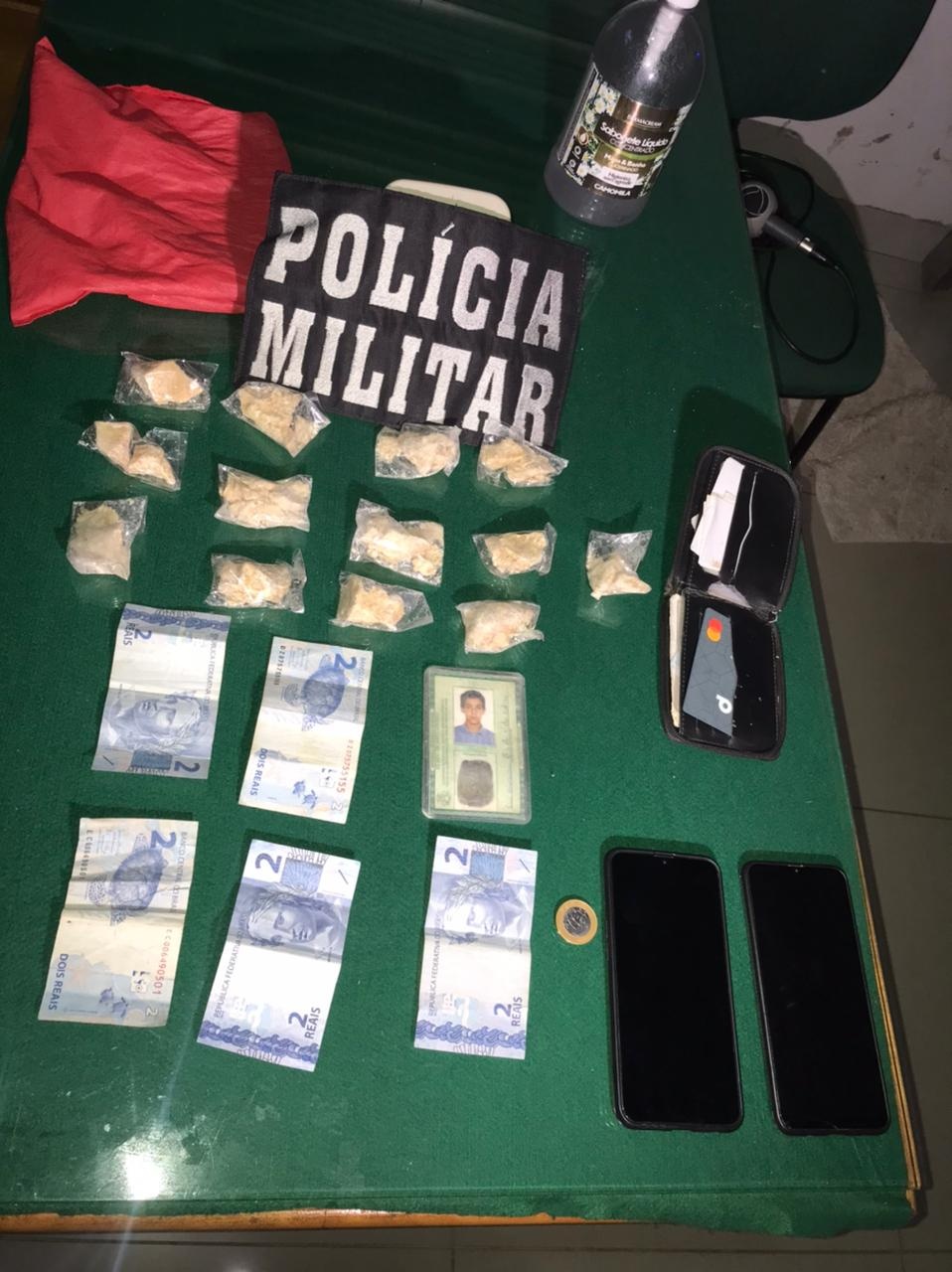PM prende dois homens por tráfico de drogas em Marcelândia