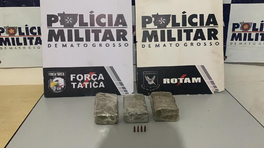 Batalhão Rotam prende suspeito com maconha