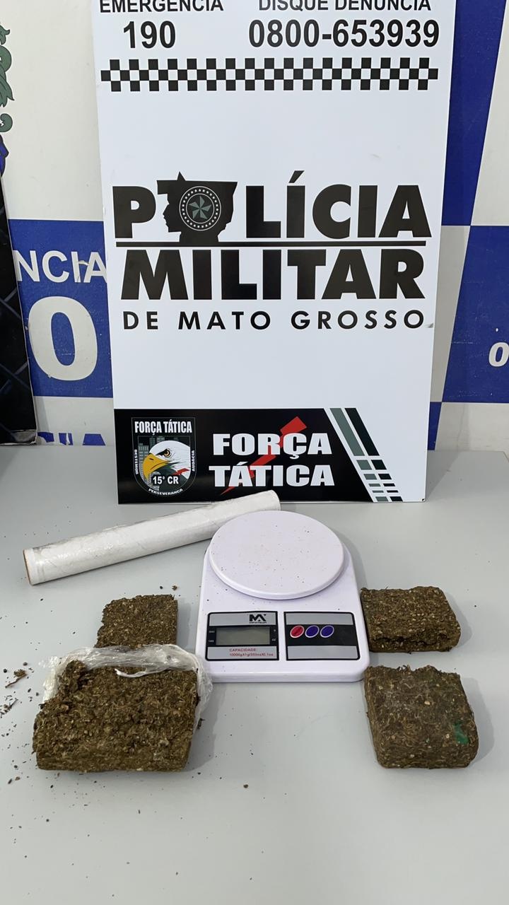 Homem é preso com Droga em Peixoto de Azevedo