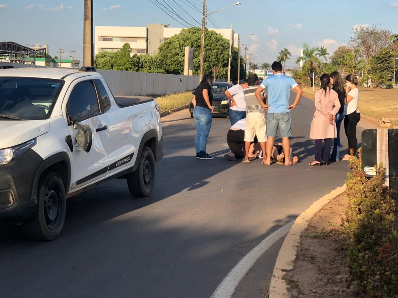 Adolescente de 14 anos fica ferido após colisão em Sinop