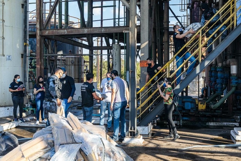 Mais de uma tonelada de droga é incinerada em Cuiabá