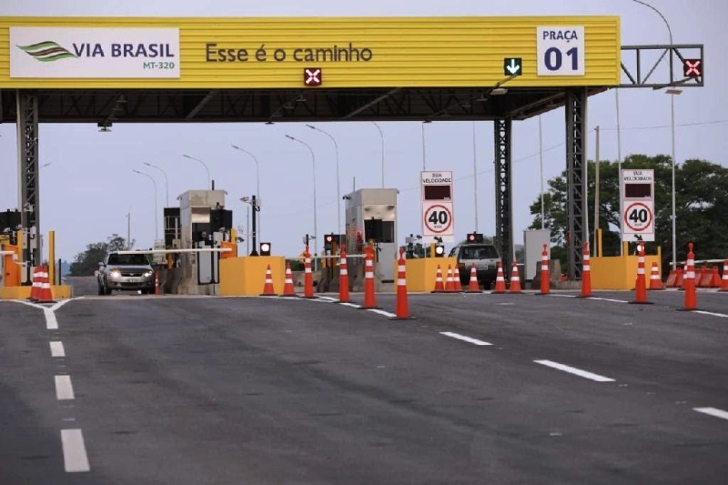Concessionárias passam a aceitar cartão para pagamento de pedágio nas rodovias de MT