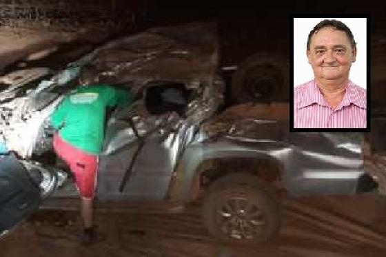 Batida entre S10 e caminhão mata 'ex-candidato a prefeito' e deixa dois feridos em MT