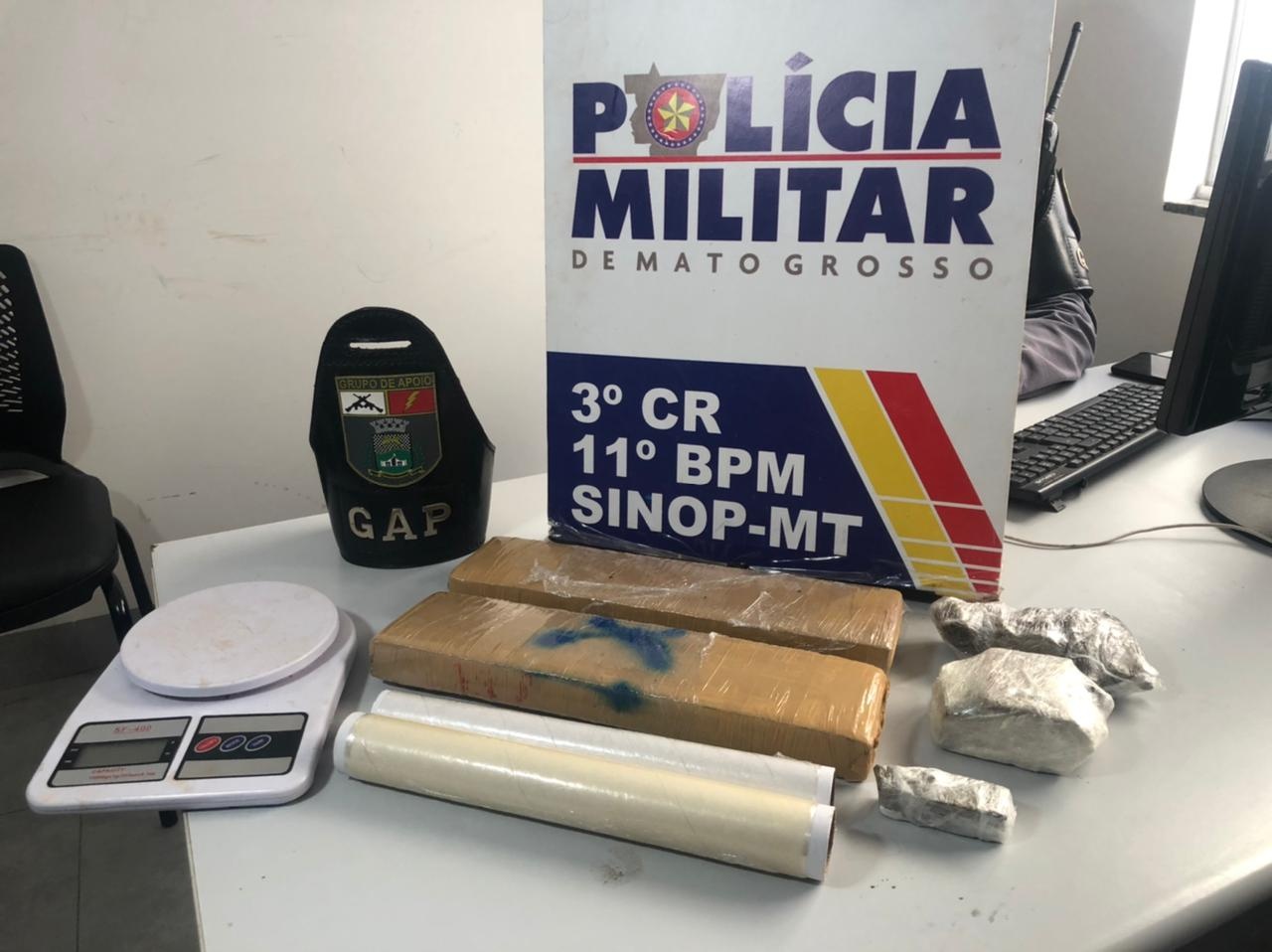 Com mandado de prisão em aberto, homem é preso por tráfico em Sinop