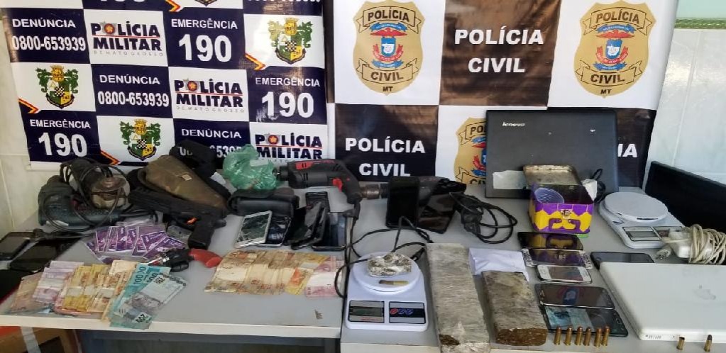 Operação integrada prende membros de organização criminosa em Nova Xavantina
