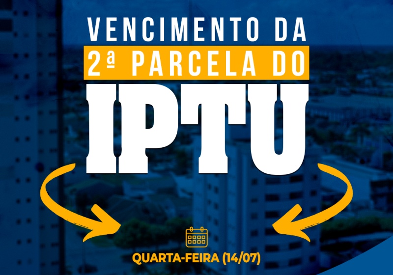 2ª parcela do IPTU vence amanhã e arrecadação já supera quase 50% do total lançado