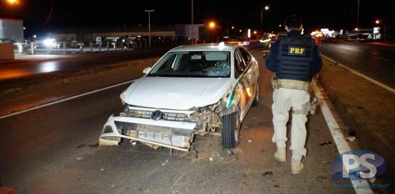 Motociclista é socorrido em estado grave após acidente na BR-163 em Sorriso