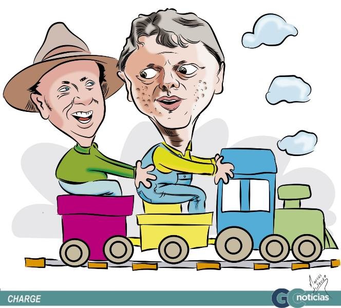 Pegando carona no embalo do trem
