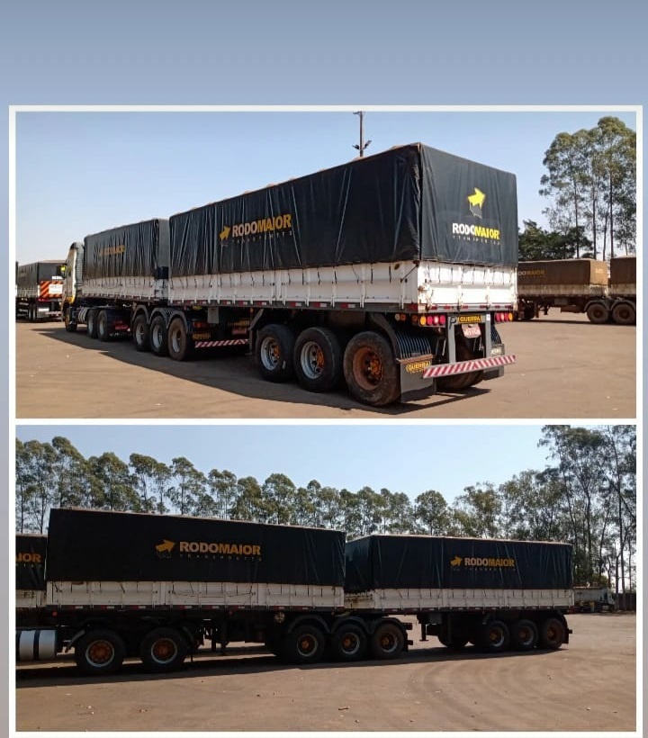 Criminosos roubam carreta carregada com milho