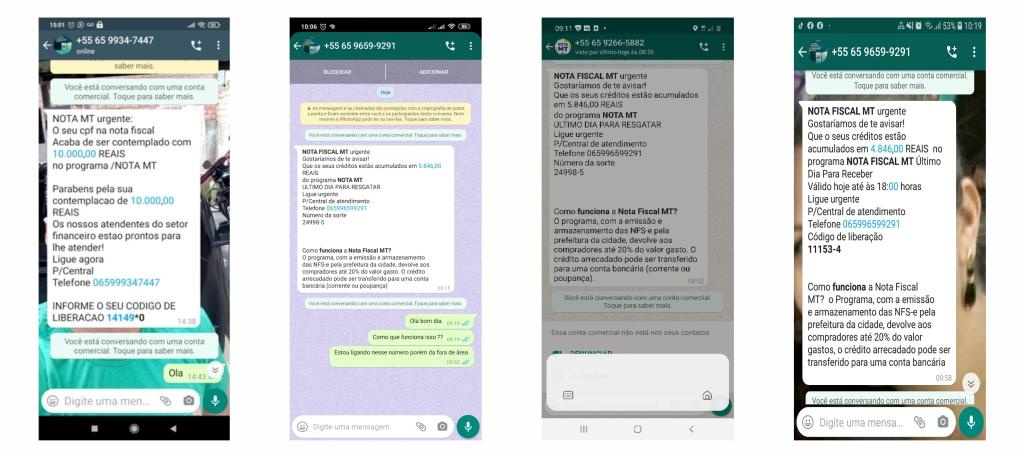 Criminosos usam programa Nota MT para aplicar golpes