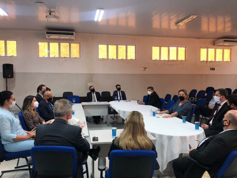 Em visita à Comarca de Sinop presidente do TJ reafirma empenho para melhorias no Primeiro Grau