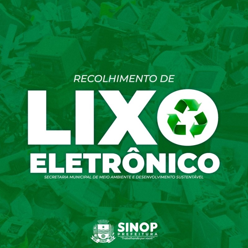 Secretaria lança campanha de recolhimento de eletrônicos durante programação do aniversário