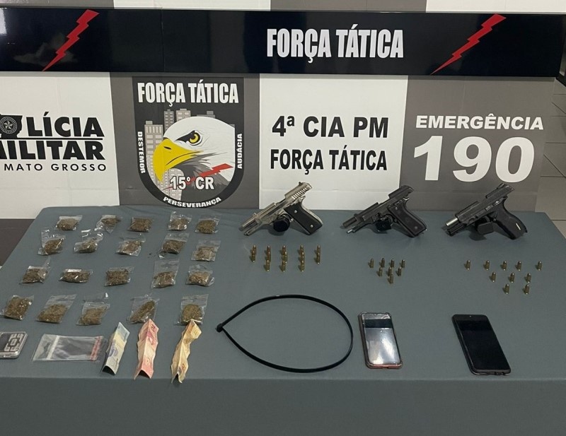 Confirmada as identidades dos três que morreram em confronto com a PM em Guarantã do Norte