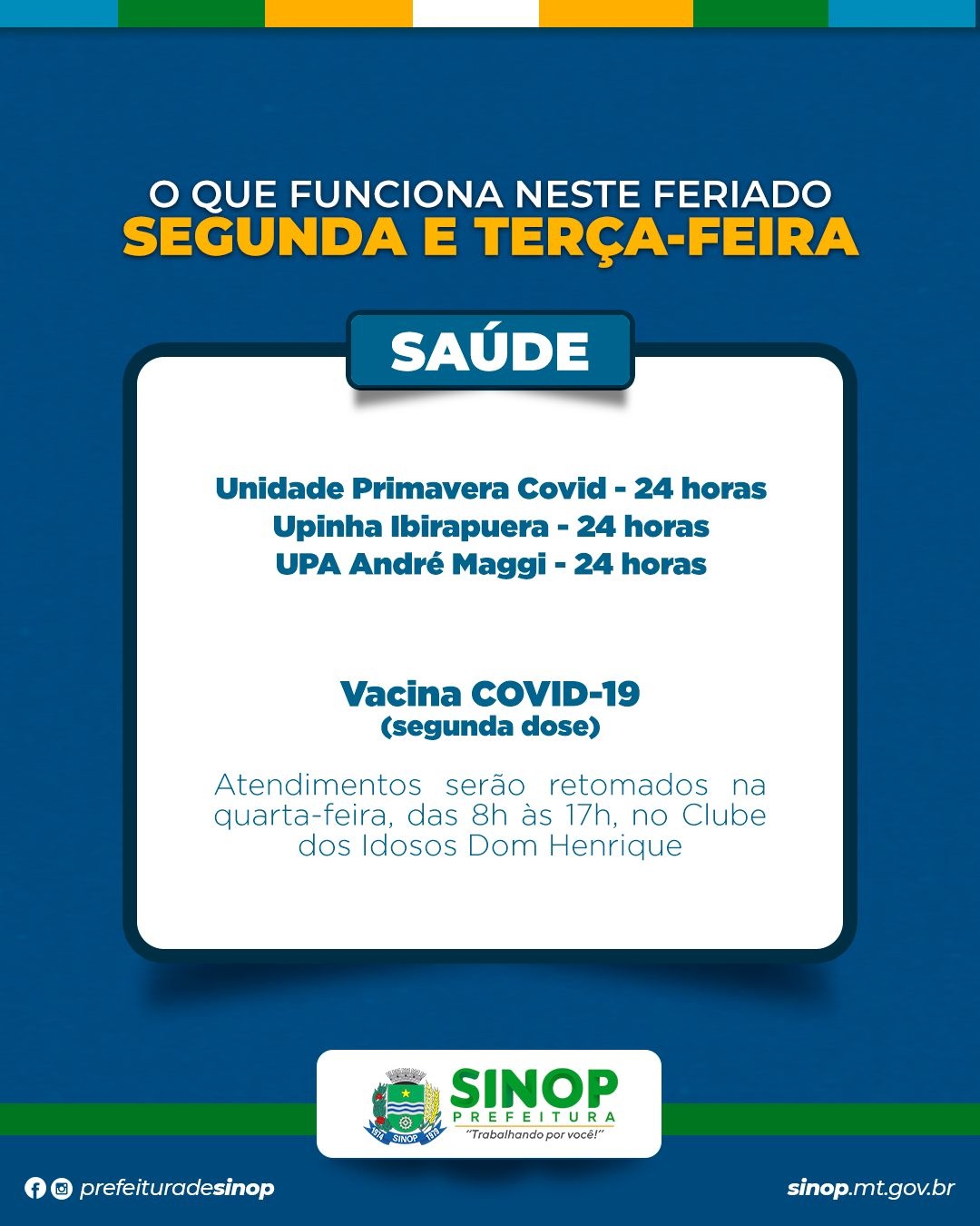 Aplicação da vacina contra a covid-19 será retomada na próxima quarta-feira, (08)