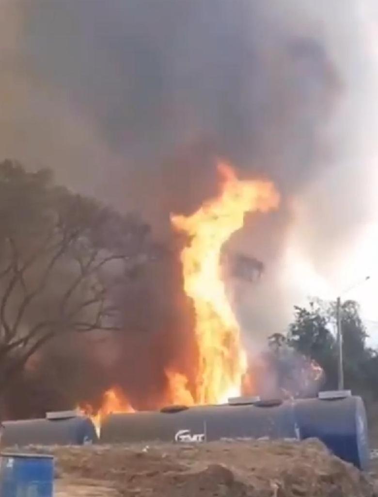Homem é preso em flagrante após provocar incêndio