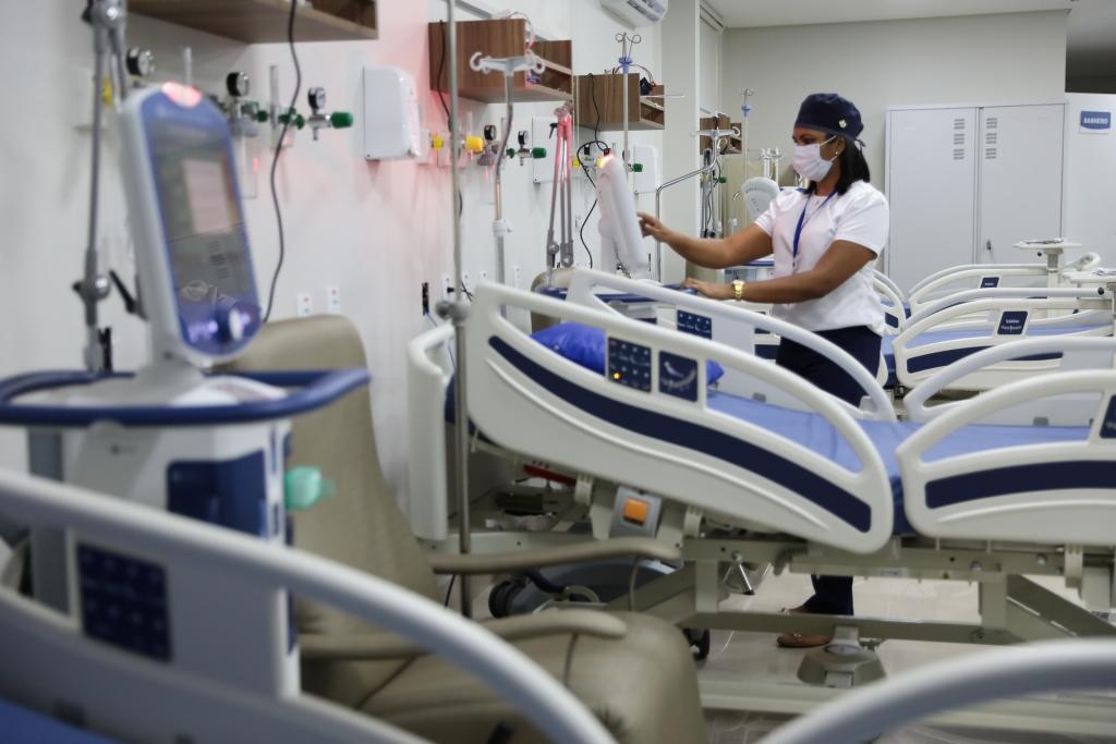 Com taxa de ocupação em cerca de 50%, SES notifica municípios sobre leitos de UTI Covid-19