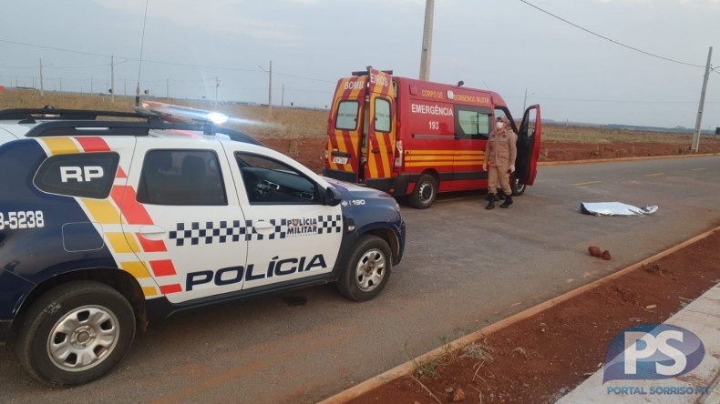 Sorriso: homem é morto a tiros no meio da rua