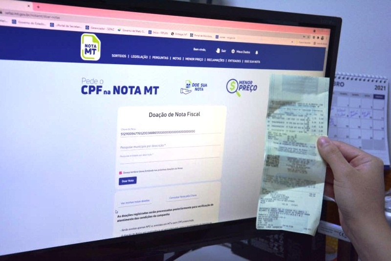 Funcionalidade Doe Sua Nota já está disponível no site