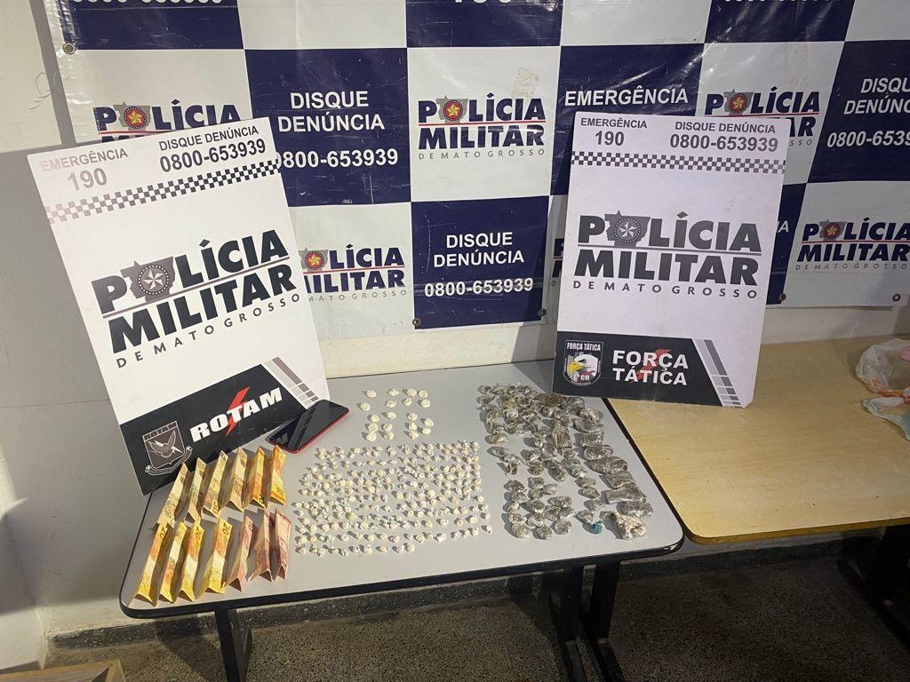 Rotam apreende menor com maconha e cocaína em Cuiabá