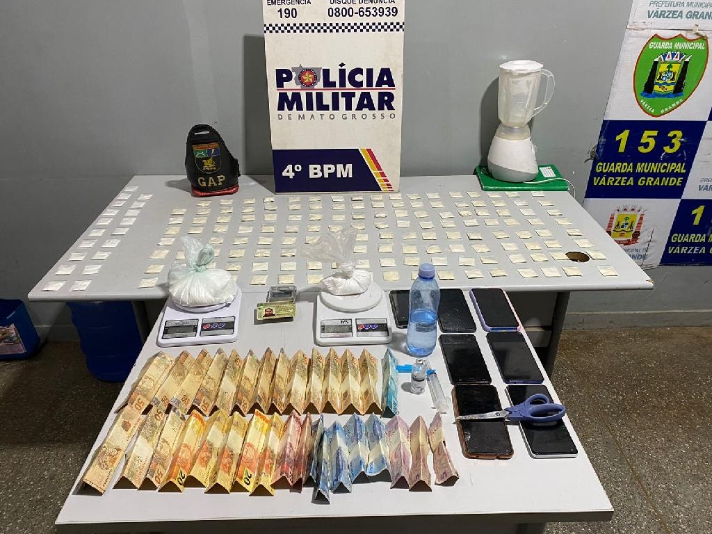 GAP prende quadrilha por tráfico de drogas em Várzea Grande