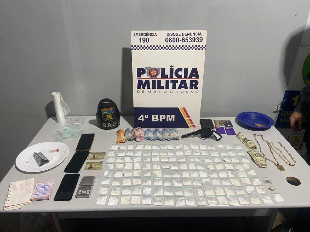Polícia Militar desarticula quadrilha do tráfico de drogas em Cuiabá e Várzea Grande