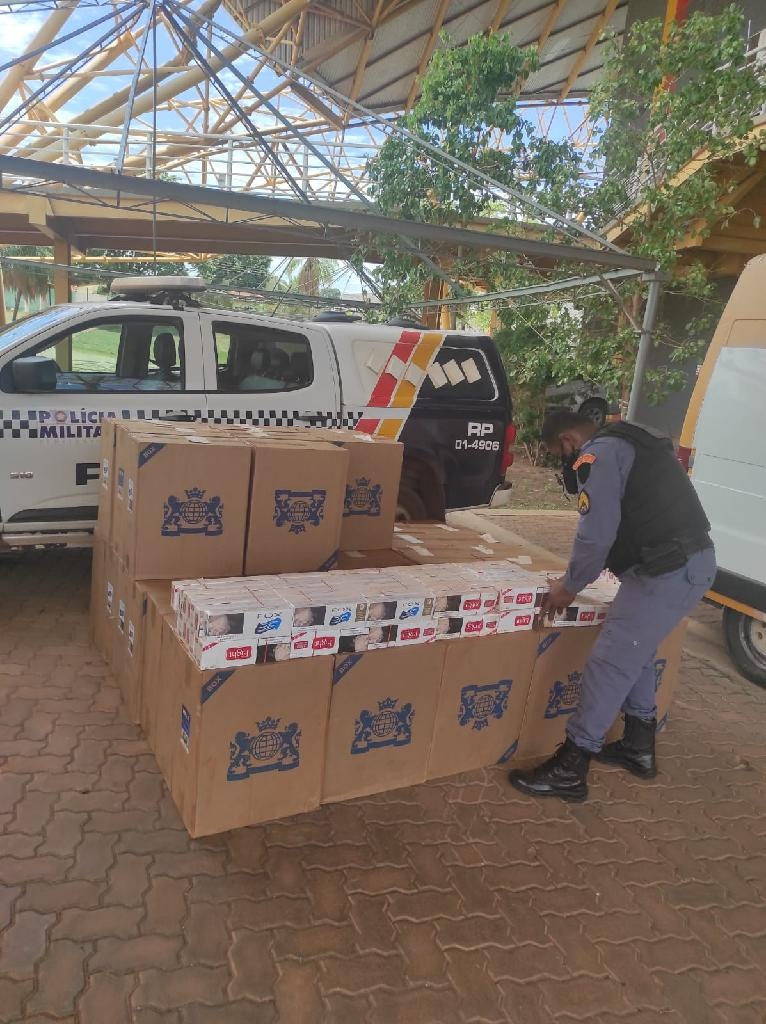 Homem é preso por contrabando de cigarros do Paraguai