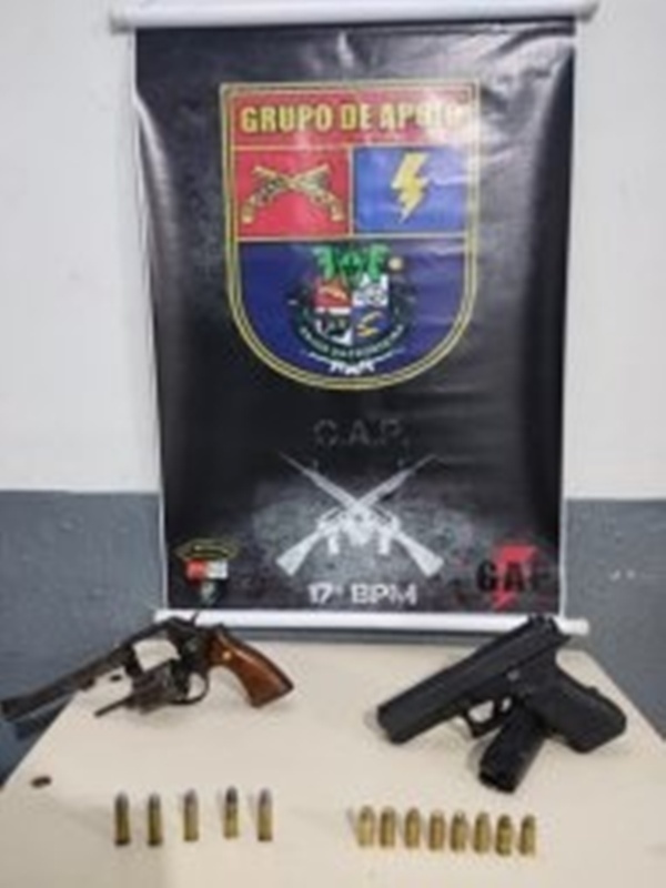 Pistoleiro é baleado após tentar fugir de abordagem da PM