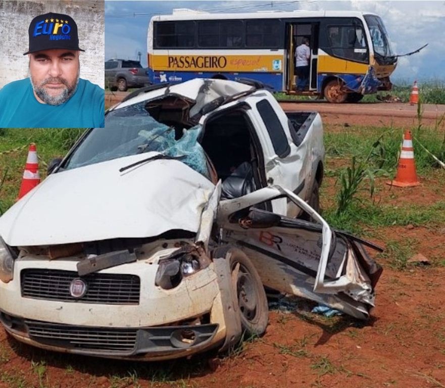 Ex-candidato a vereador bate carro em ônibus da APAE, é socorrido e morre no hospital