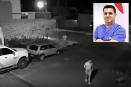 Câmera flagra carro de homem que esfaqueou médico em discussão