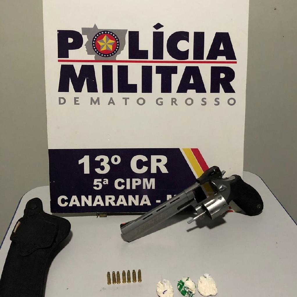 Dupla é presa por tráfico de drogas e porte ilegal de arma de fogo