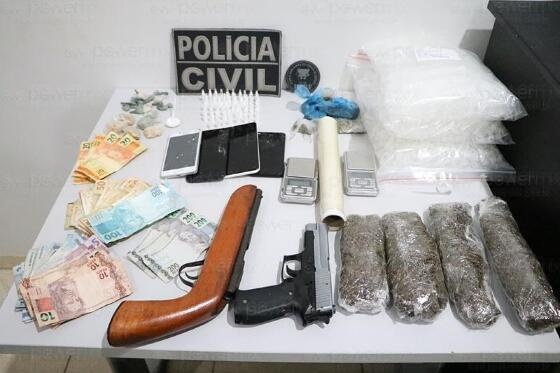 DERF prende cinco por envolvimento com tráfico de drogas em Nova Mutum