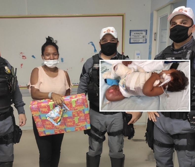 Bebê morre após derrubar panela quente de fogão e ter quase 80% do corpo queimado