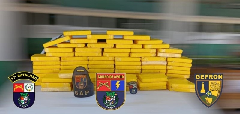 PM prende quadrilha com 85 quilos de droga na fronteira com a Bolívia