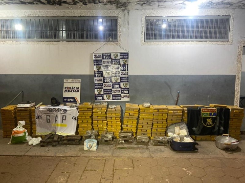 PM apreendeu mais 12 toneladas de drogas no combate ao tráfico em MT