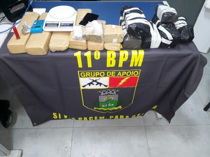 Polícia prende homem com 15 kg de entorpecentes em Sinop