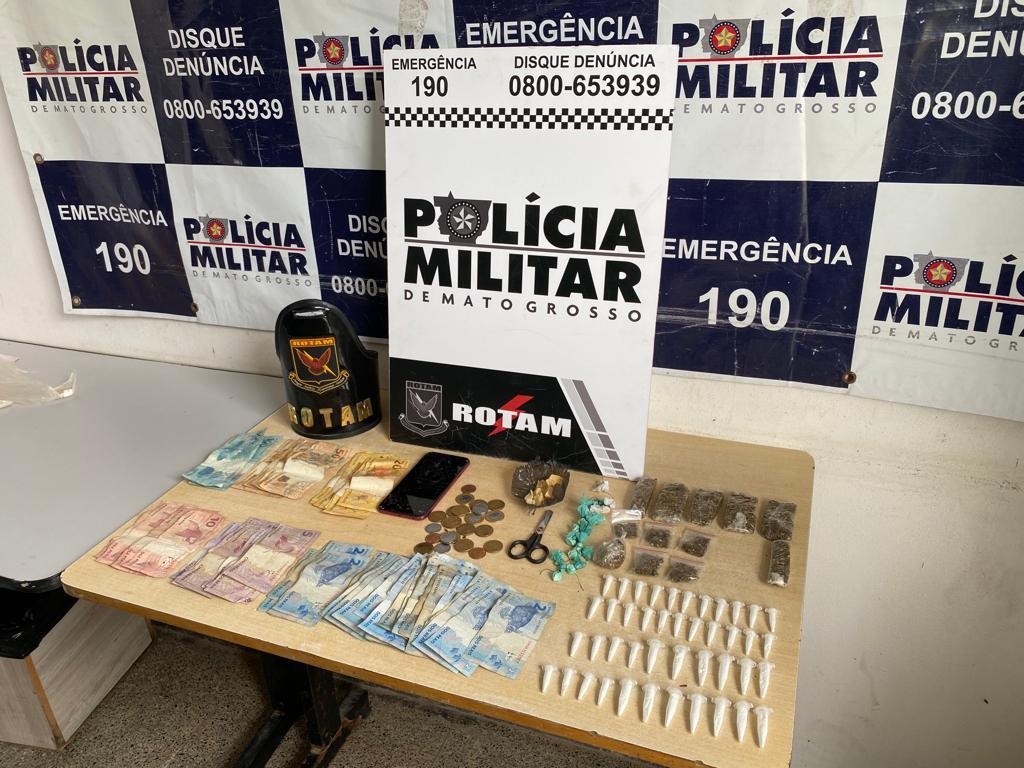 Rotam estoura boca de fumo e prende dois homens