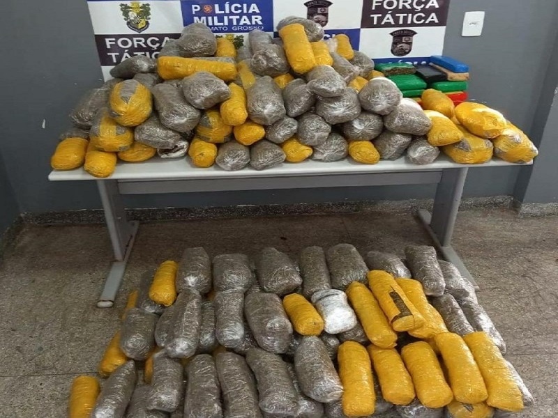 PM apreendeu 300 kg de drogas nos 15 primeiros dias de 2022
