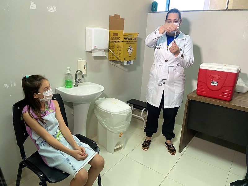 Começa vacinação infantil contra Covid-19 em Sinop