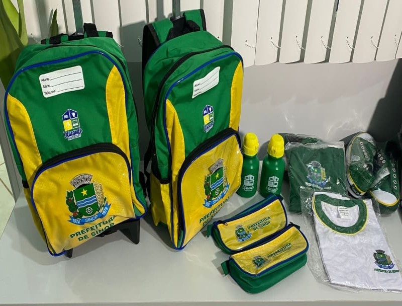 Sinop: Mochila de rodinha é a novidade no Kit uniforme escolar para 2022