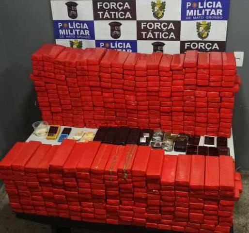 PM desarticula quadrilha e apreende 318 kg de maconha