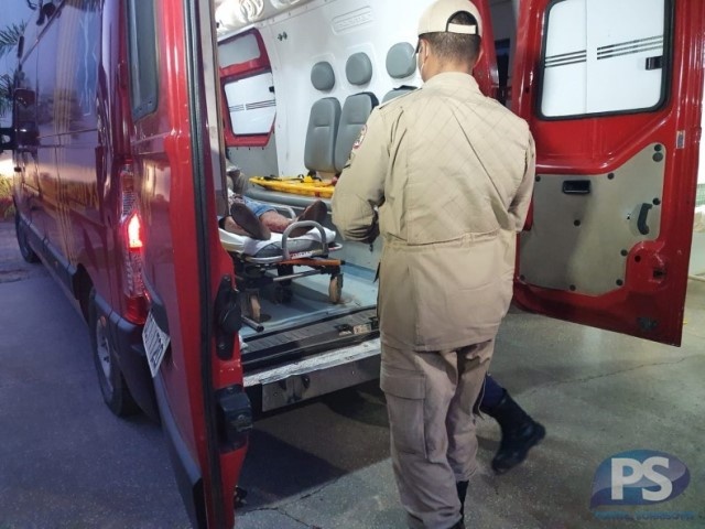 Sorriso: homem de 32 anos é socorrido pelos Bombeiros após ser esfaqueado