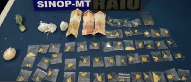 Dupla é presa com drogas em bairro de Sinop