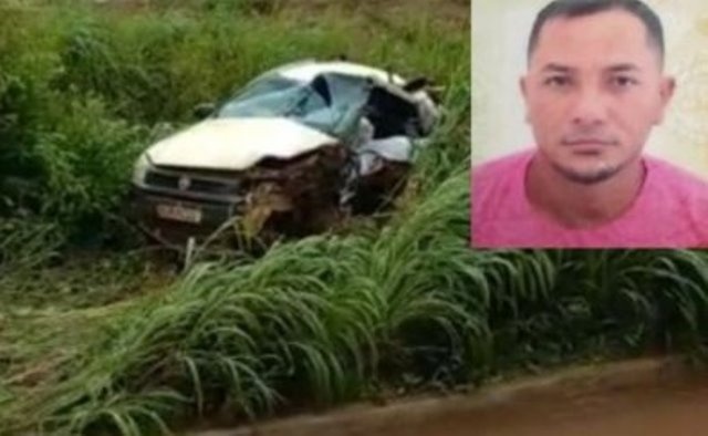 Carro e carreta batem de frente na BR-163 e motorista morre