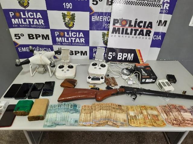 PM prende quadrilha e frustra entrega de entorpecente em Penitenciária