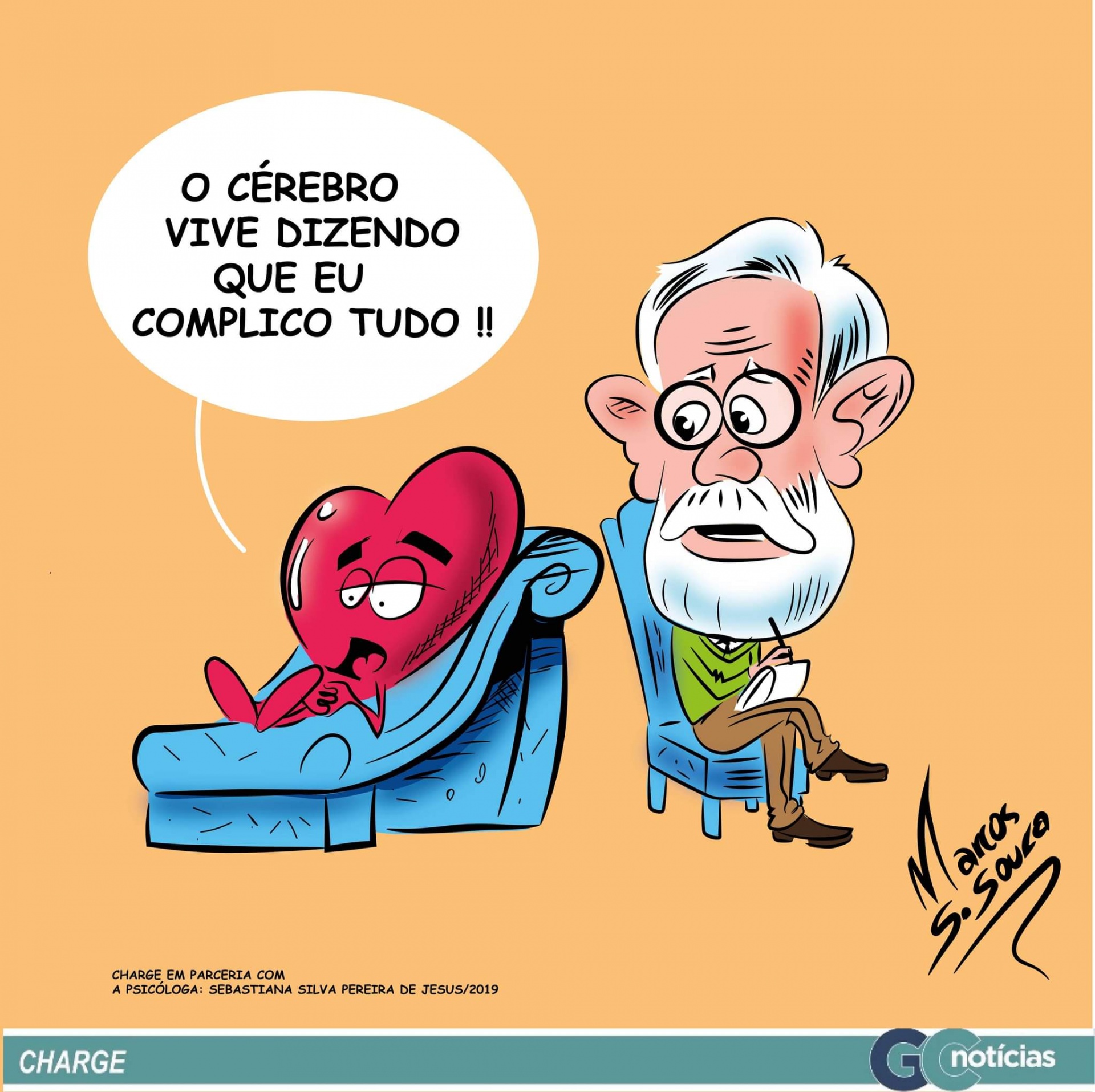 No divã